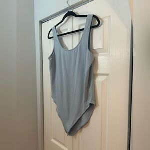 GAP Light Blue Scoop Neck Bodysuit Size XL